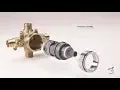 American Standard Flash Shower Rough In Valve With PEX Inlets Universal Outlets With Screwdriver Stops for Crimp Ring System