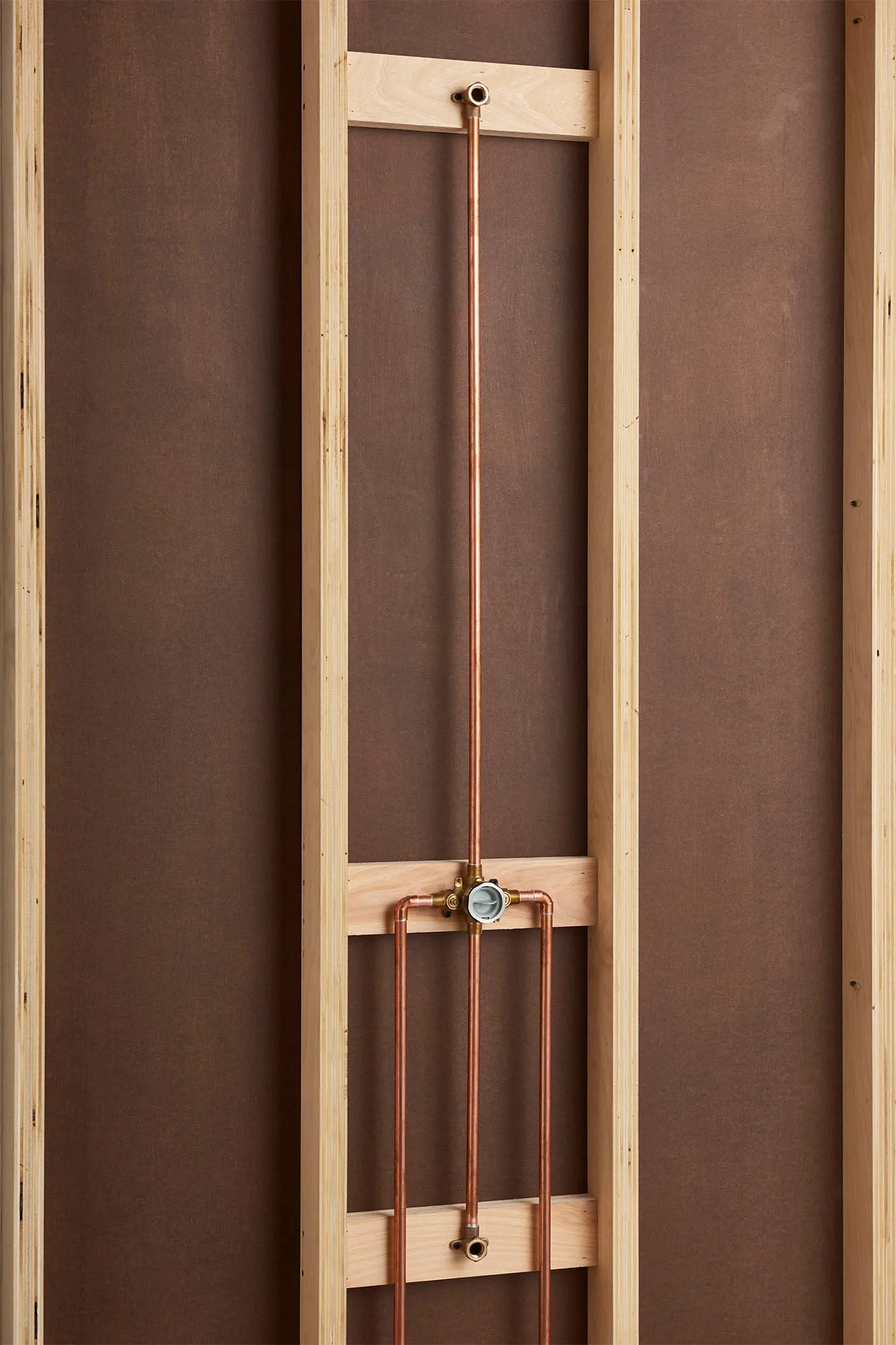 American Standard Flash Shower Rough-In Valve With Universal Inlets Outlets With Screwdriver Stops