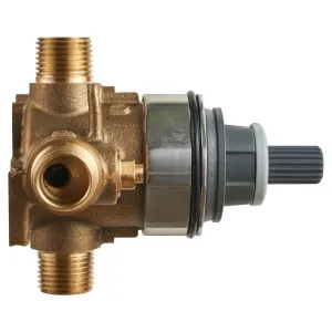 American Standard Flash Shower Rough-In Valve With Universal Inlets Outlets With Screwdriver Stops