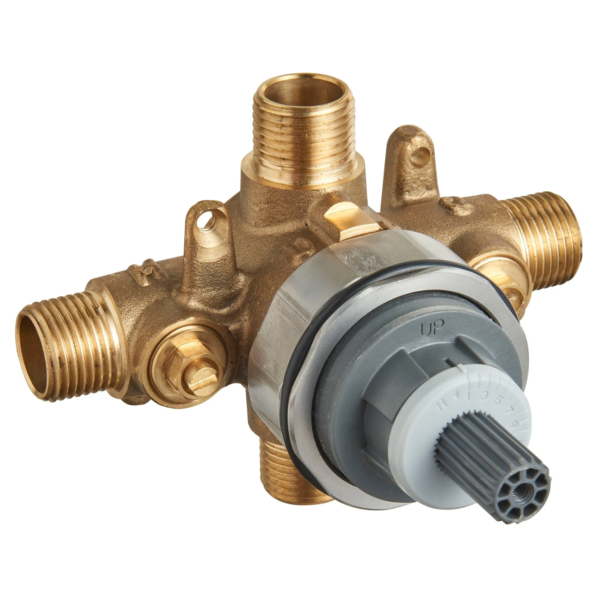 American Standard Flash Shower Rough-In Valve With Universal Inlets Outlets With Screwdriver Stops