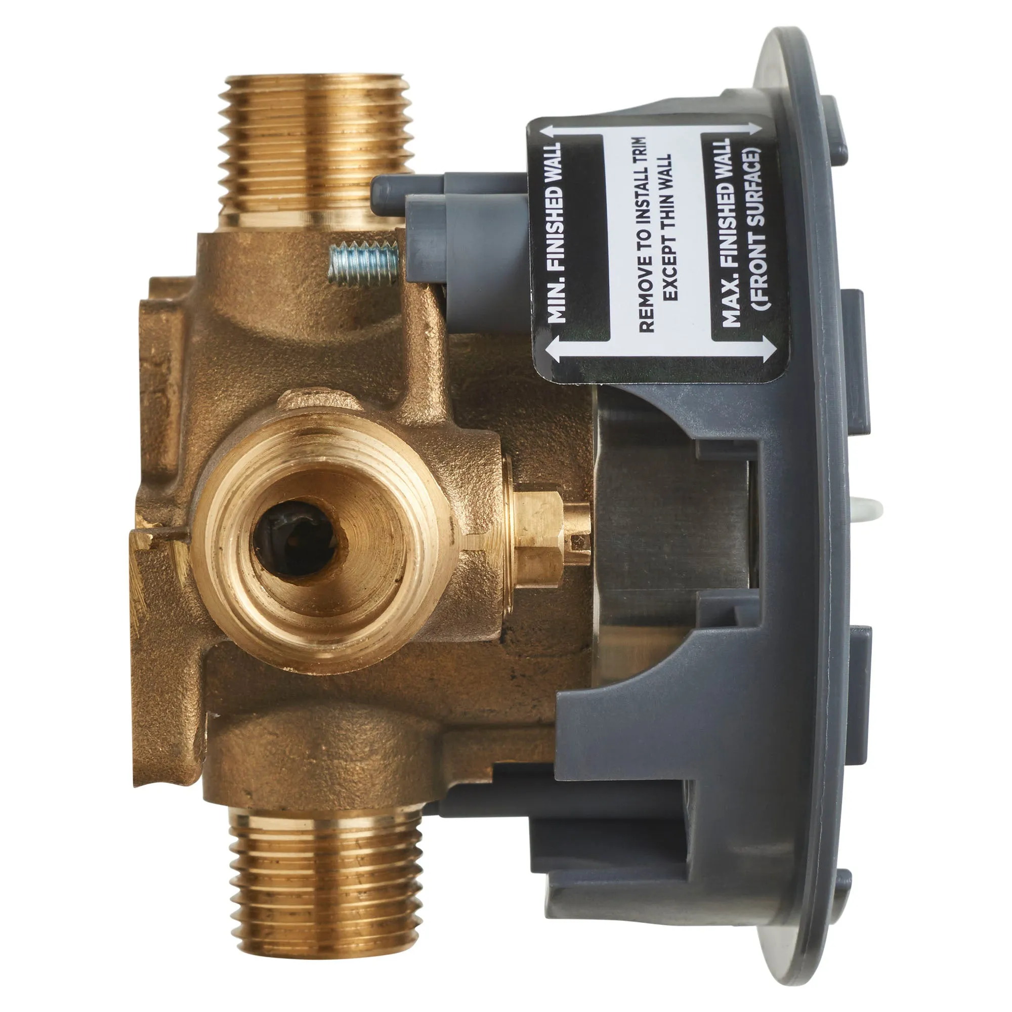 American Standard Flash Shower Rough-In Valve With Universal Inlets Outlets With Screwdriver Stops