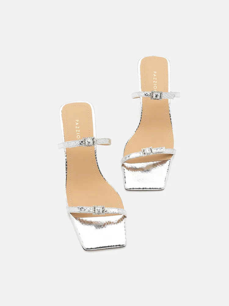 Augusta Buckled Strap Heel Sandals