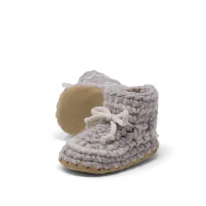 Baby Slipper (3 months - 3 Years) Grey with Stripe