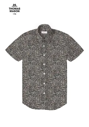 Botany Scribble Printed Short Sleeve Shirt