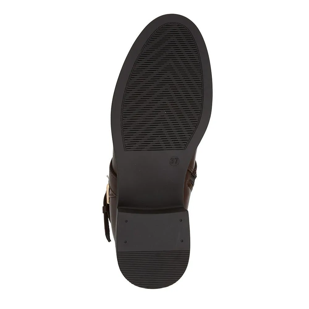 Buckled Calf-Length Boots - WBINS40109 / 325 985