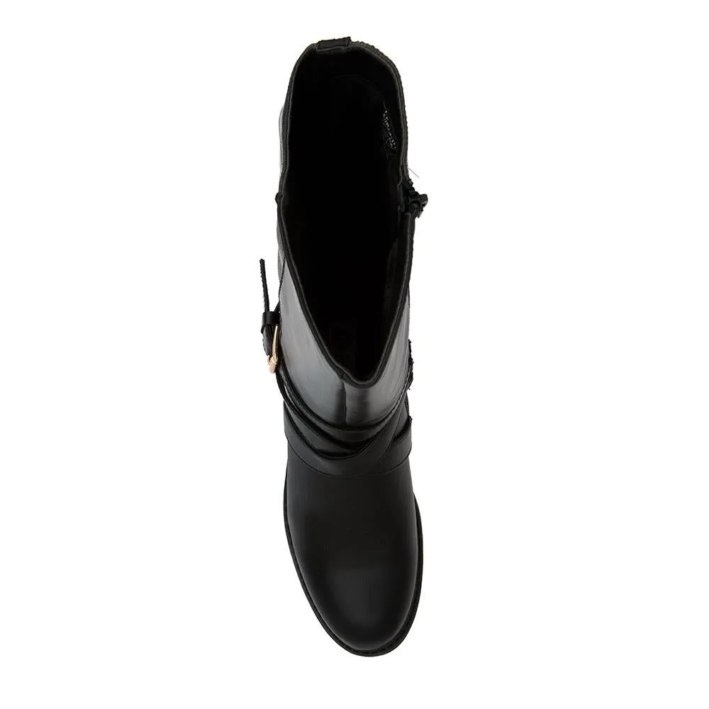 Buckled Calf-Length Boots - WBINS40109 / 325 985