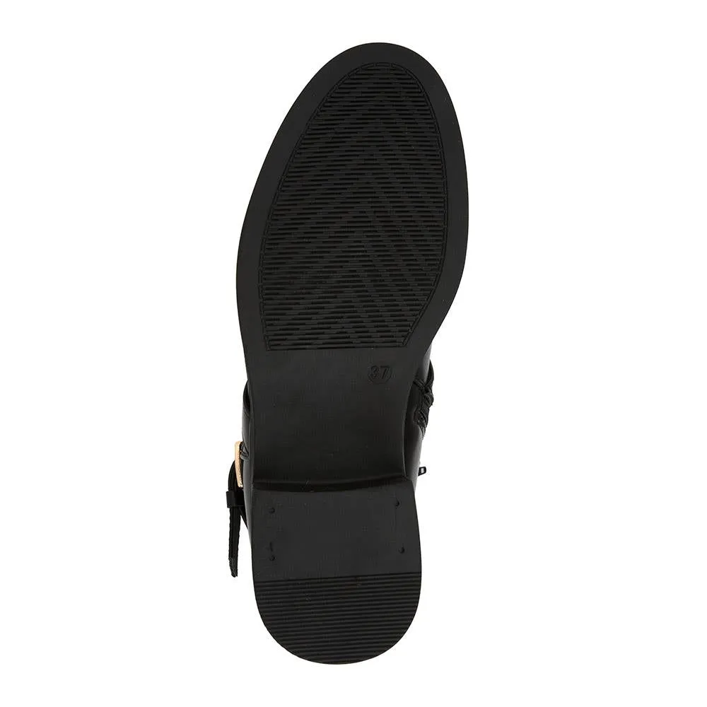 Buckled Calf-Length Boots - WBINS40109 / 325 985