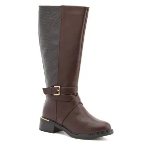 Buckled Calf-Length Boots - WBINS40109 / 325 985