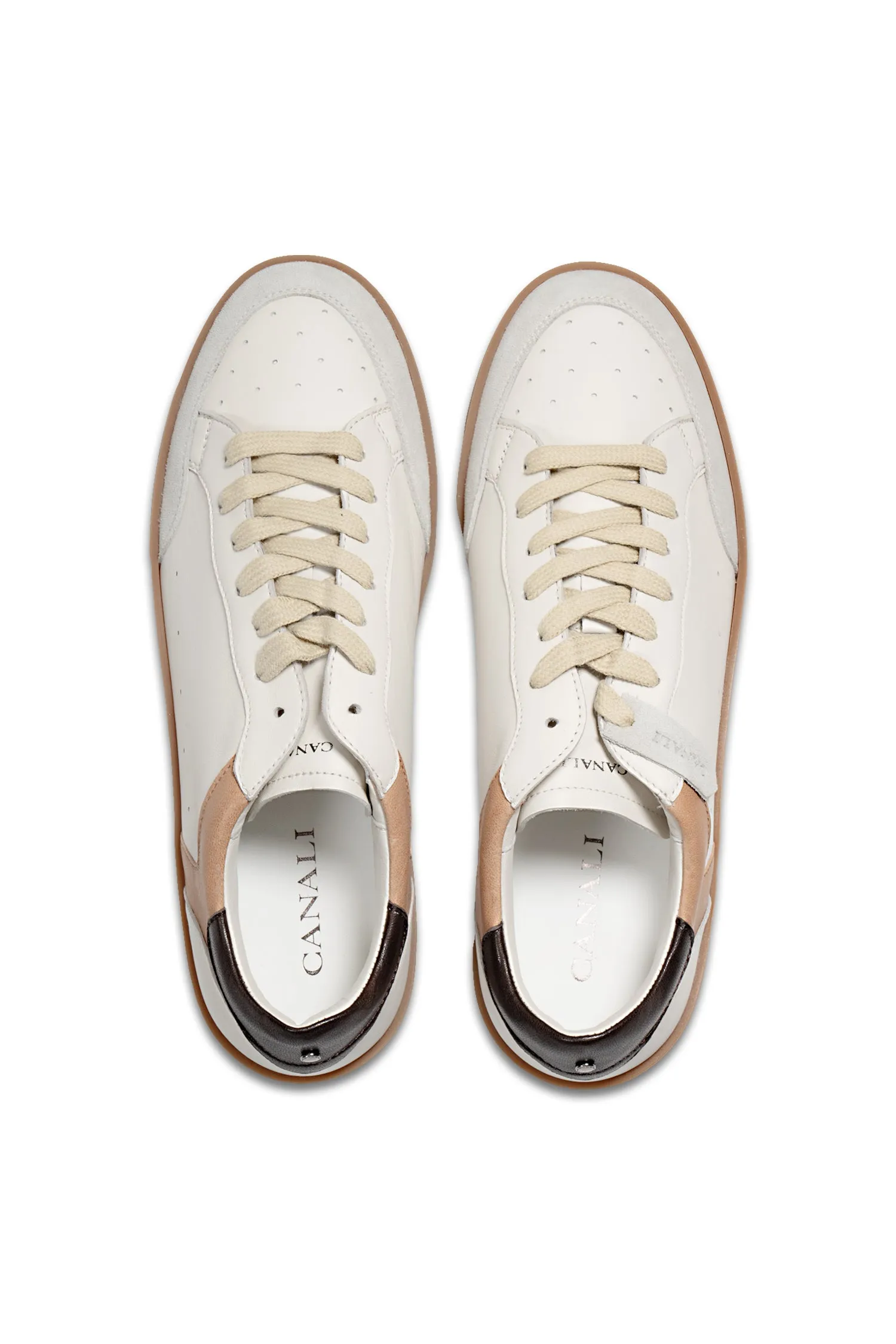 CANALI White Suede Sneaker