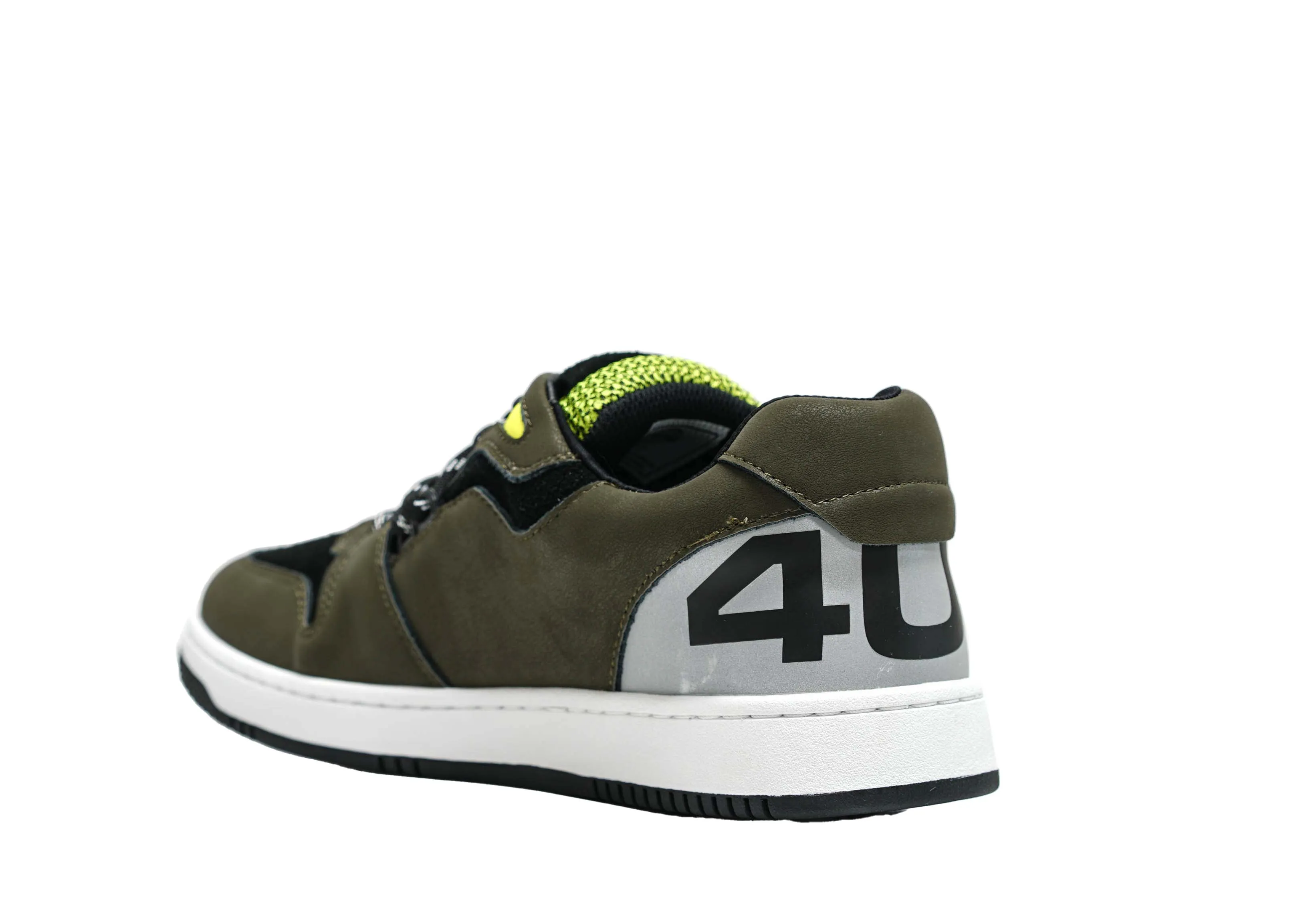 Cesare Paciotti 4US Men’s Military & Yellow Sneaker BB9012