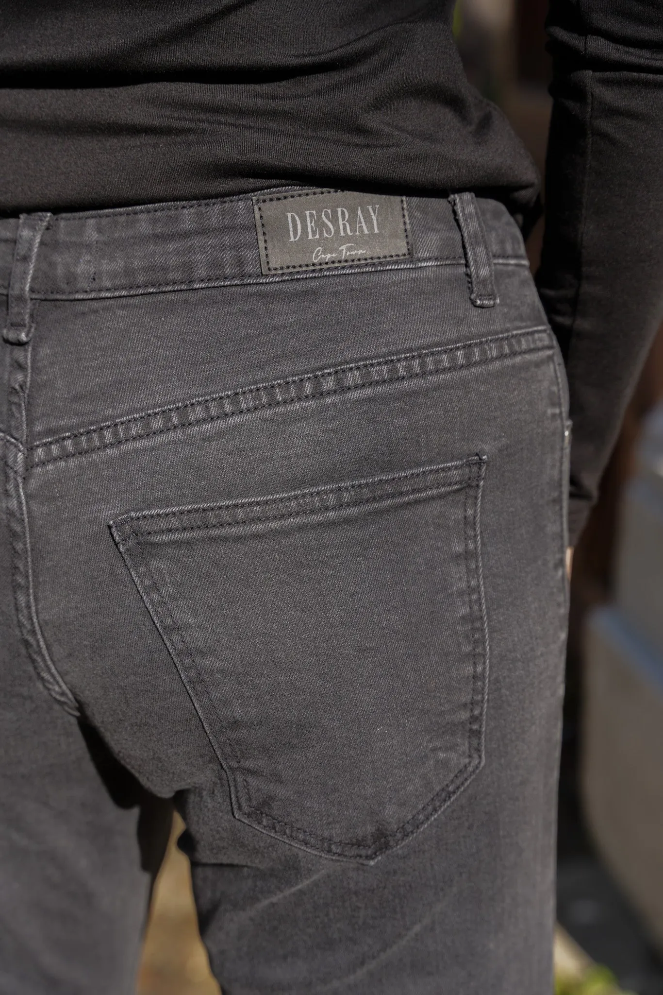 Charcoal Cropped Bootleg