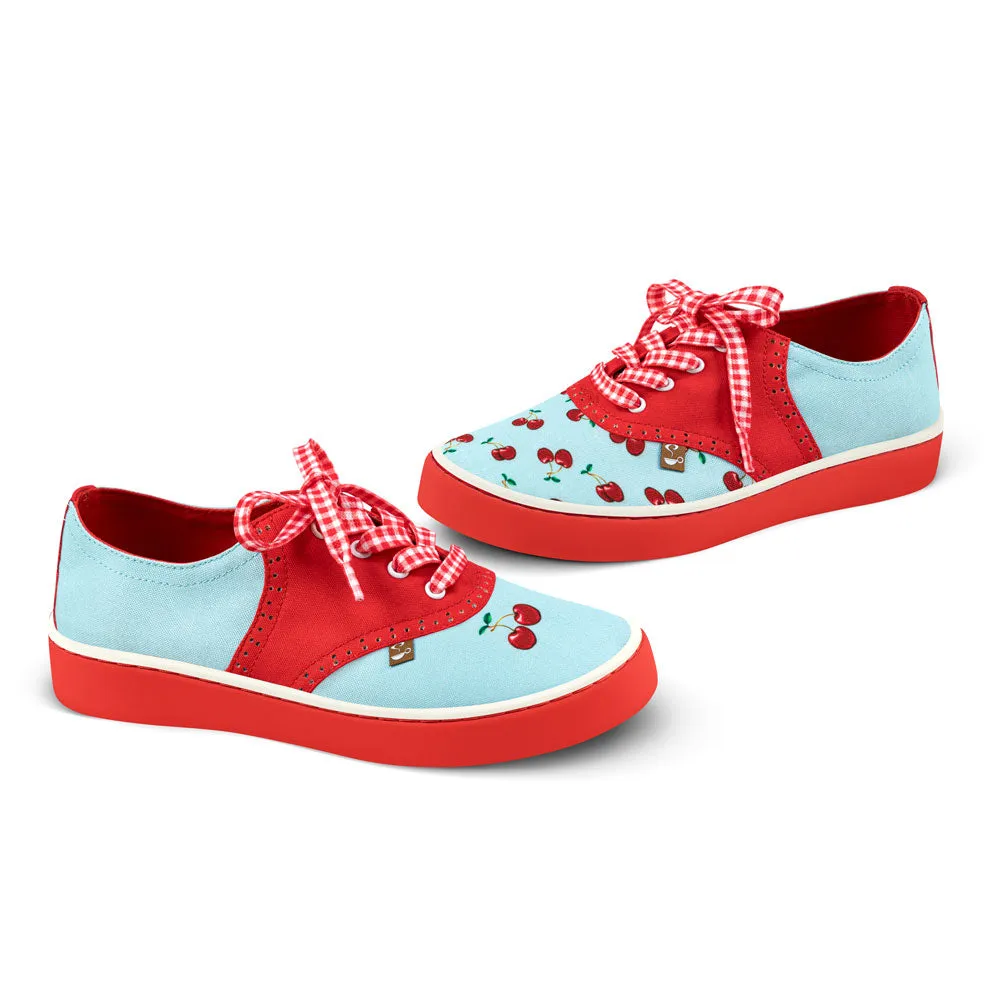 Cherry Blue Casual Sneaker from Hot Chocolate Design