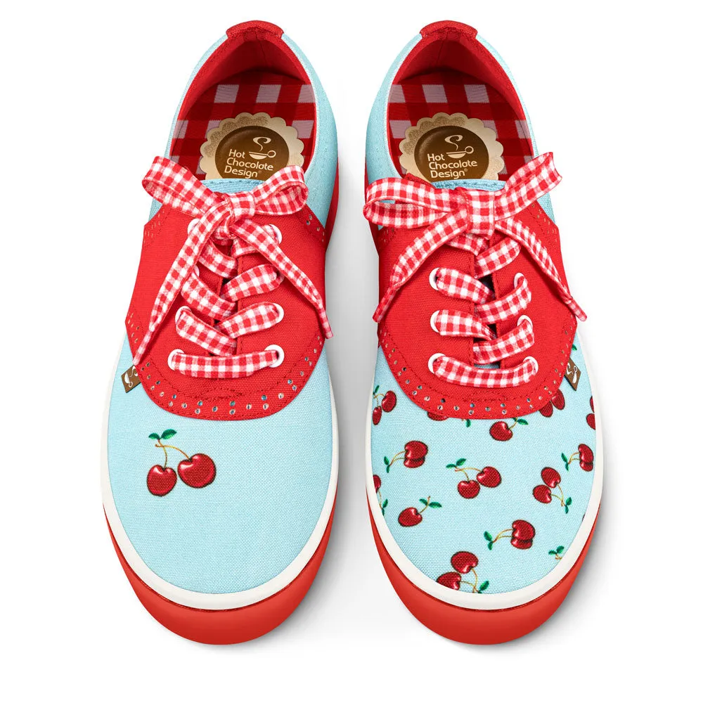 Cherry Blue Casual Sneaker from Hot Chocolate Design