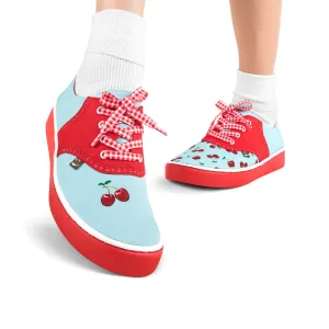 Cherry Blue Casual Sneaker from Hot Chocolate Design