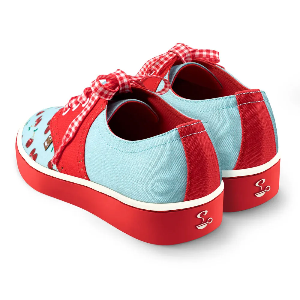 Cherry Blue Casual Sneaker from Hot Chocolate Design