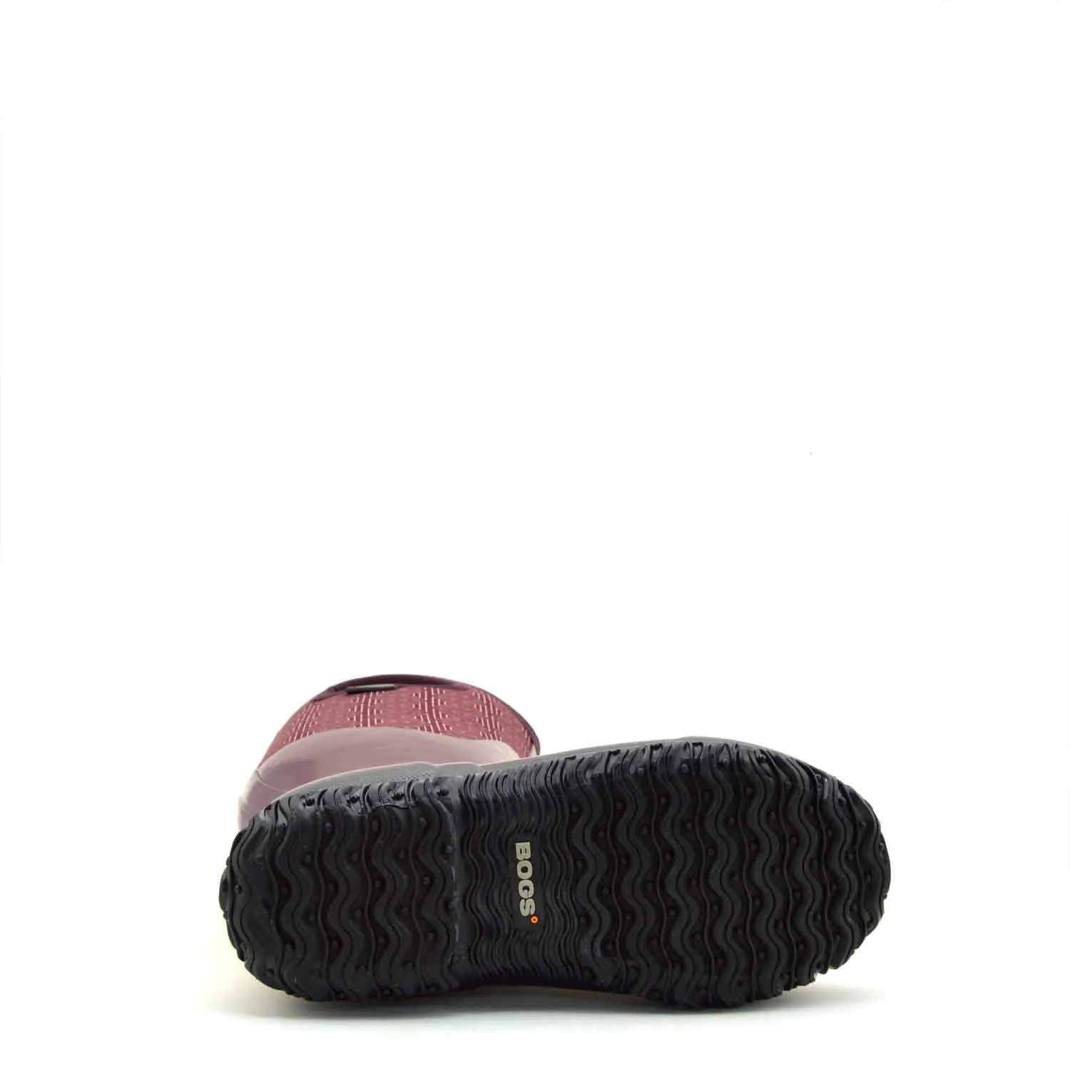 Classic High Triangles Plum Gumboots