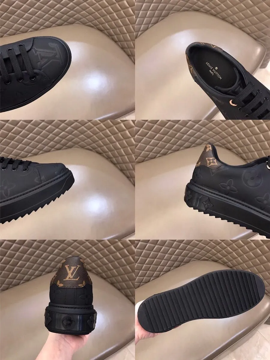 EI -LUV Casual Slip Black Sneaker
