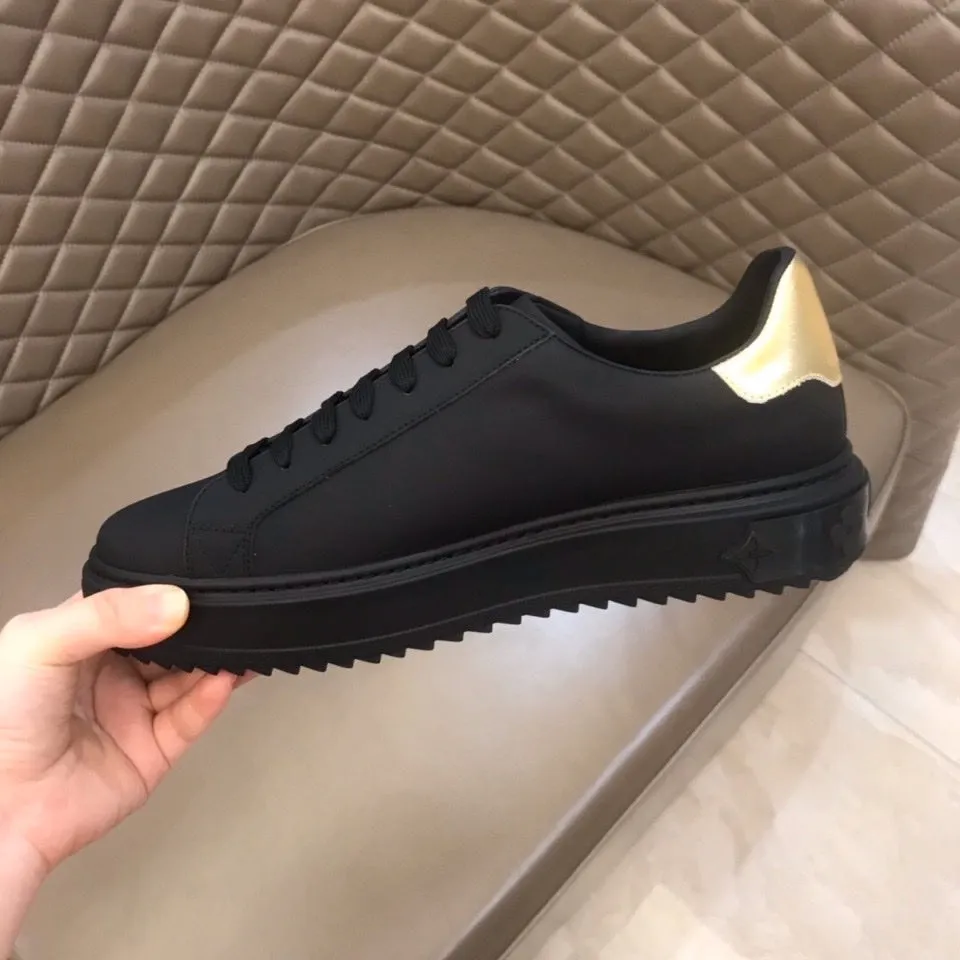 EI -LUV Casual Slip Black Sneaker