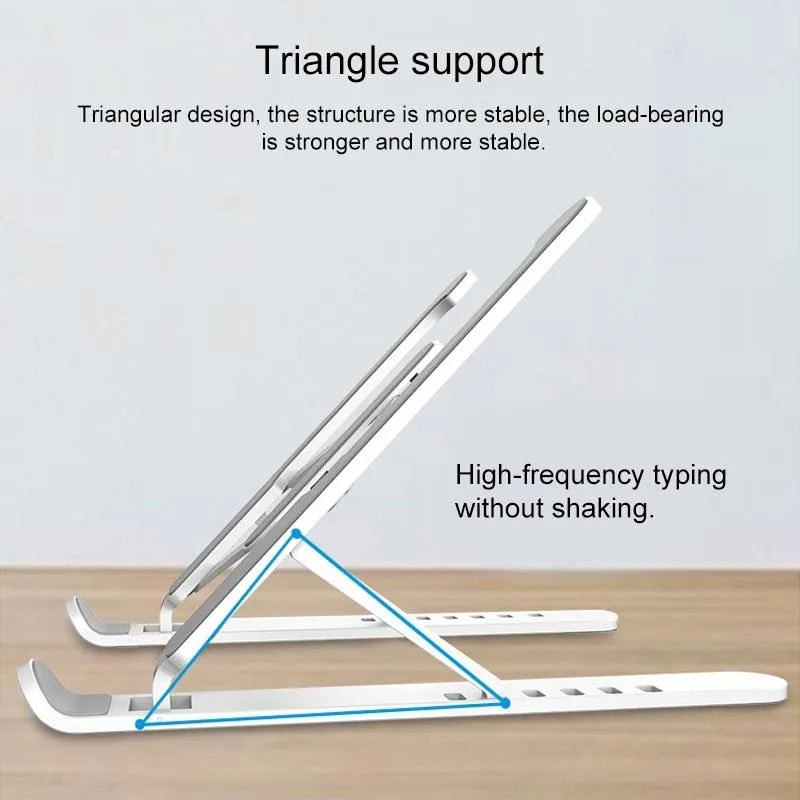 Foldable Laptop Stand for Desktop Cooling and Lifting