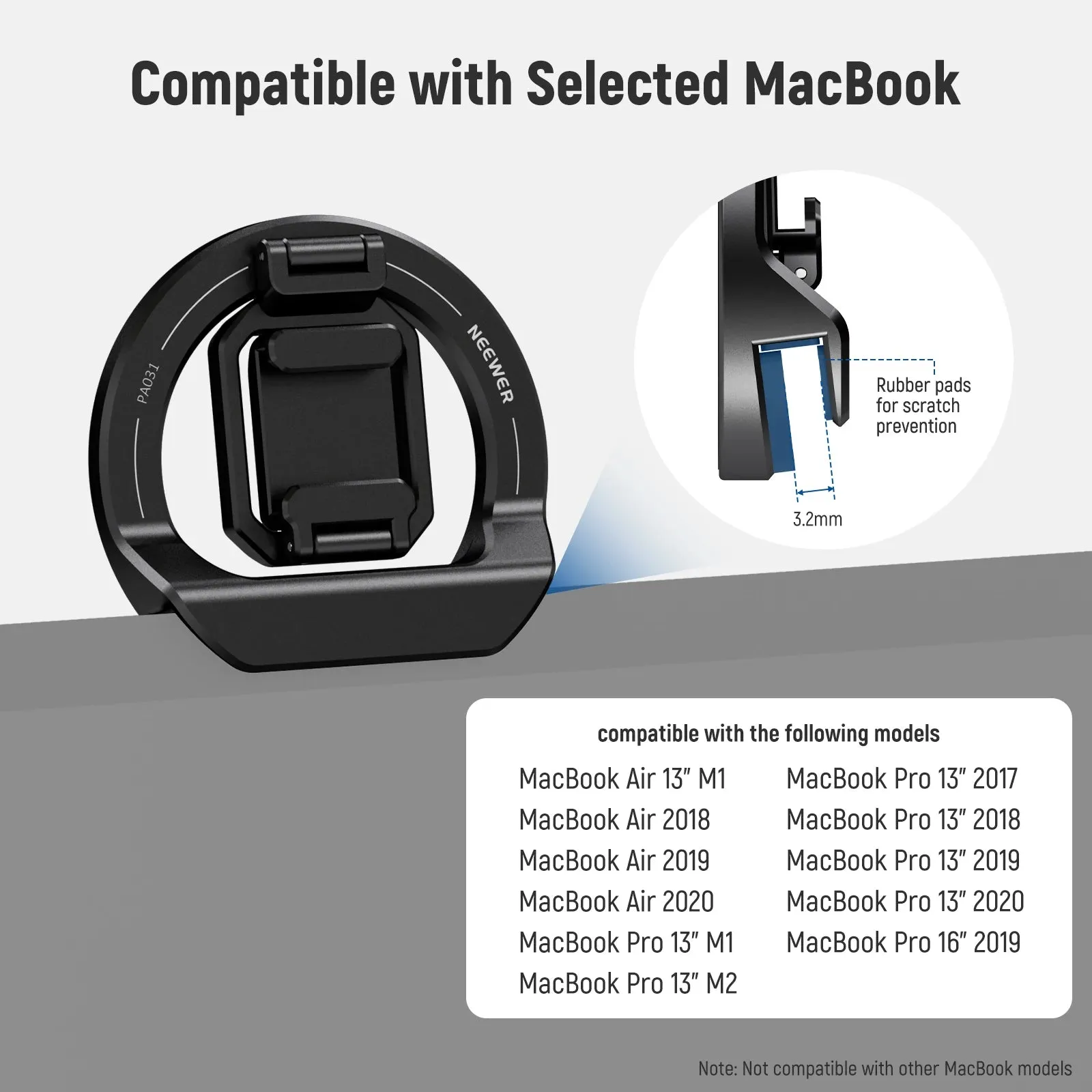 Foldable Magsafe Phone Mount with Cold Shoe for Iphone & Macbook Under 50 Characters