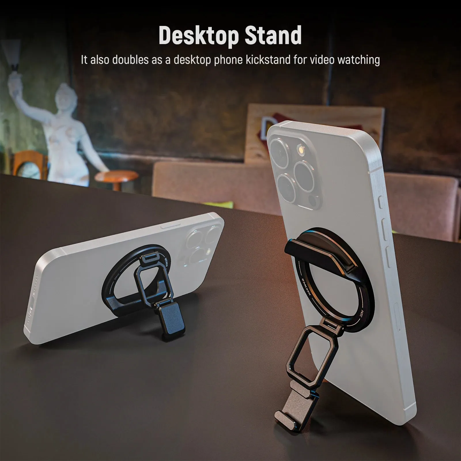 Foldable Magsafe Phone Mount with Cold Shoe for Iphone & Macbook Under 50 Characters