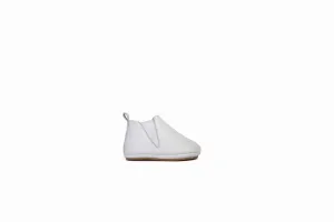 FOOT FEDERATION BABIES' LEATHER SHOE WHITE