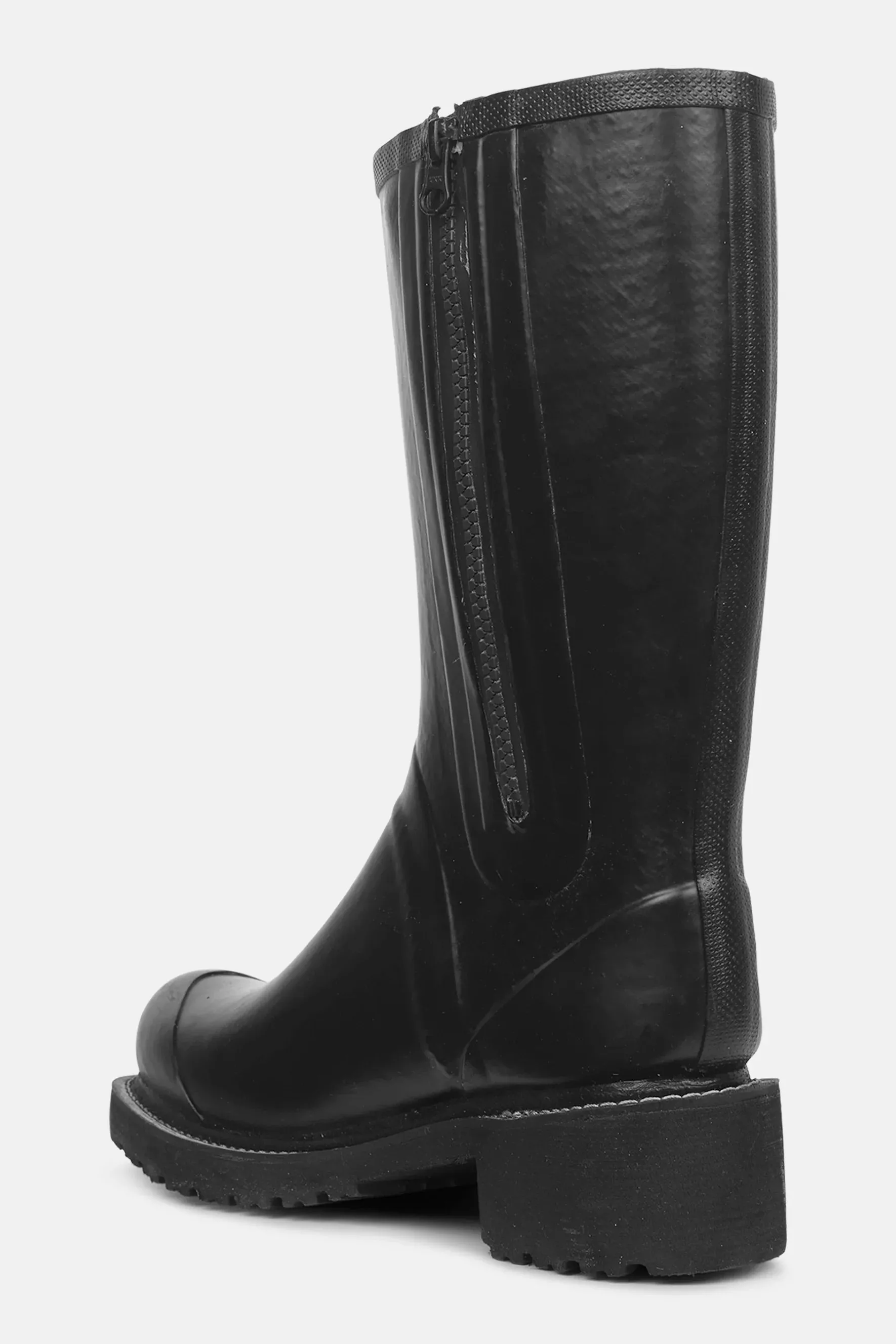 Ilse Jacobsen 3/4 Rubber Boots With Zip - Black