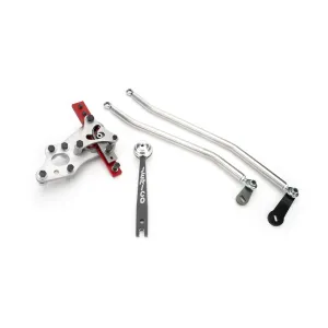 Jerico 1 Lever Shifter Assembly - Transmission Mount - Black/Polished - Jerico Transmission