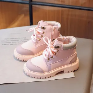 Kids Britain Style Versatile Mid-calf Boots/Casual Shoes