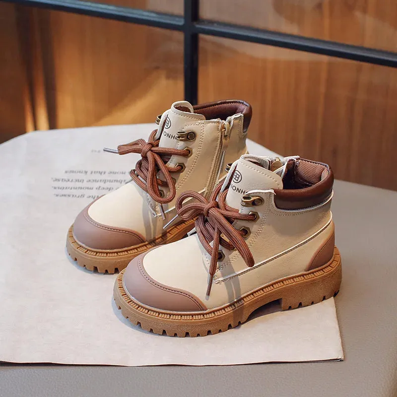 Kids Britain Style Versatile Mid-calf Boots/Casual Shoes