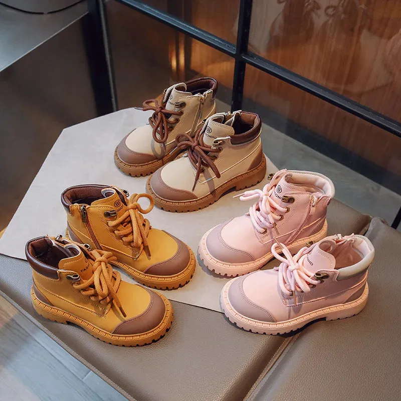 Kids Britain Style Versatile Mid-calf Boots/Casual Shoes