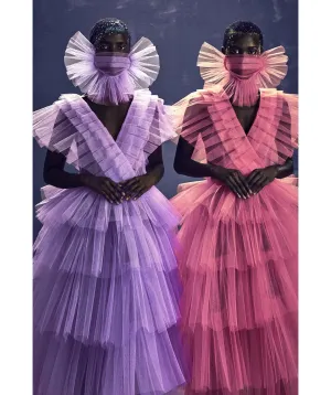 Layered Tulle Occasional Gown