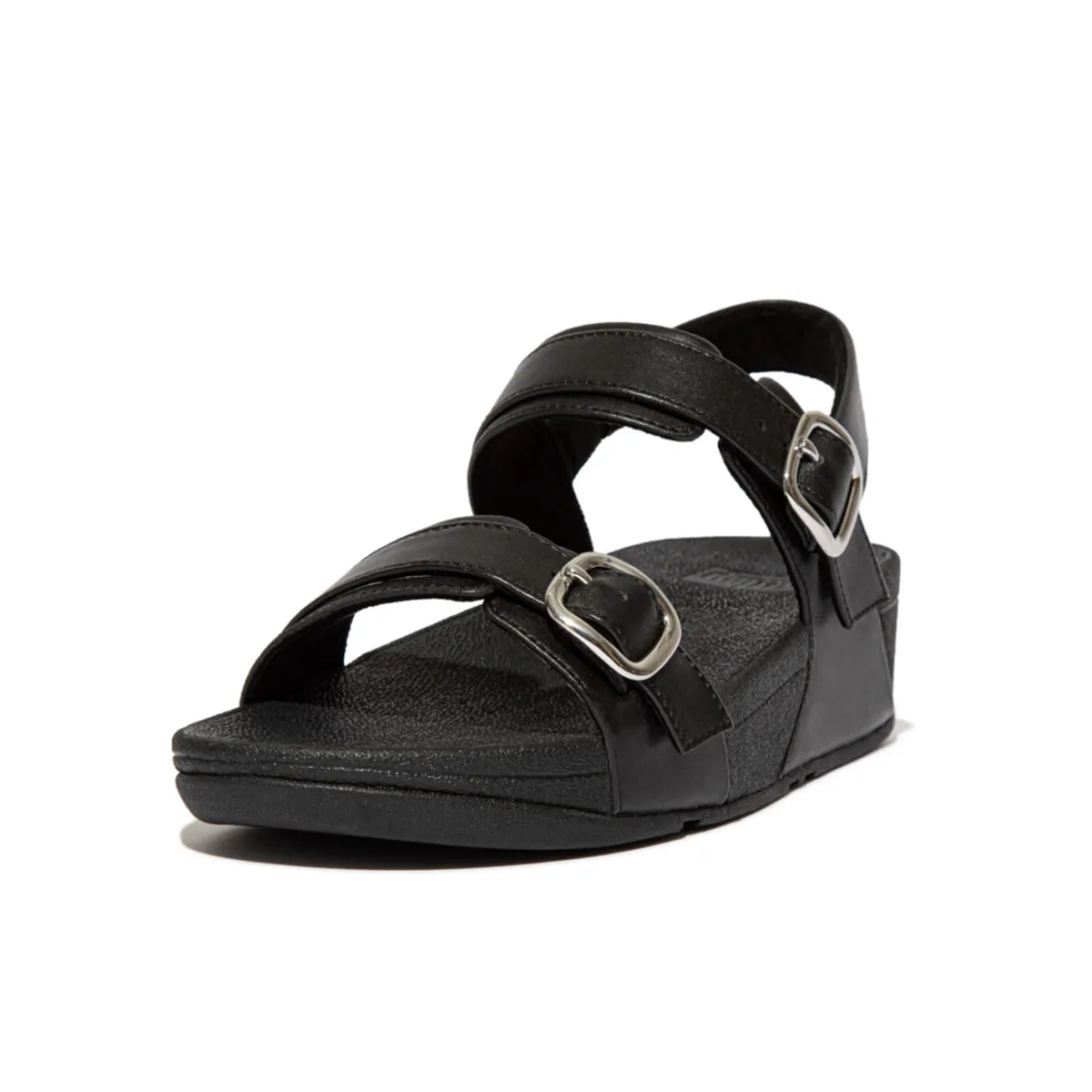LULU Adjustable Leather Back-Strap Sandals