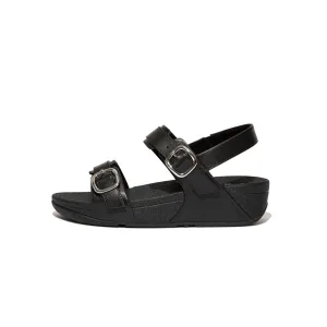 LULU Adjustable Leather Back-Strap Sandals