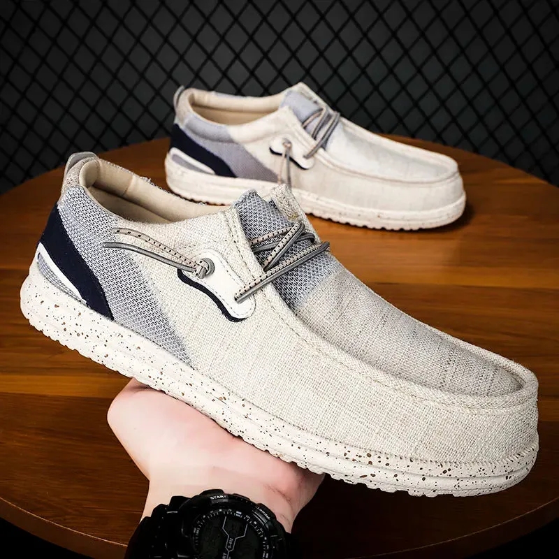 Men’s Casual Canvas Loafers Breathable and Versatile