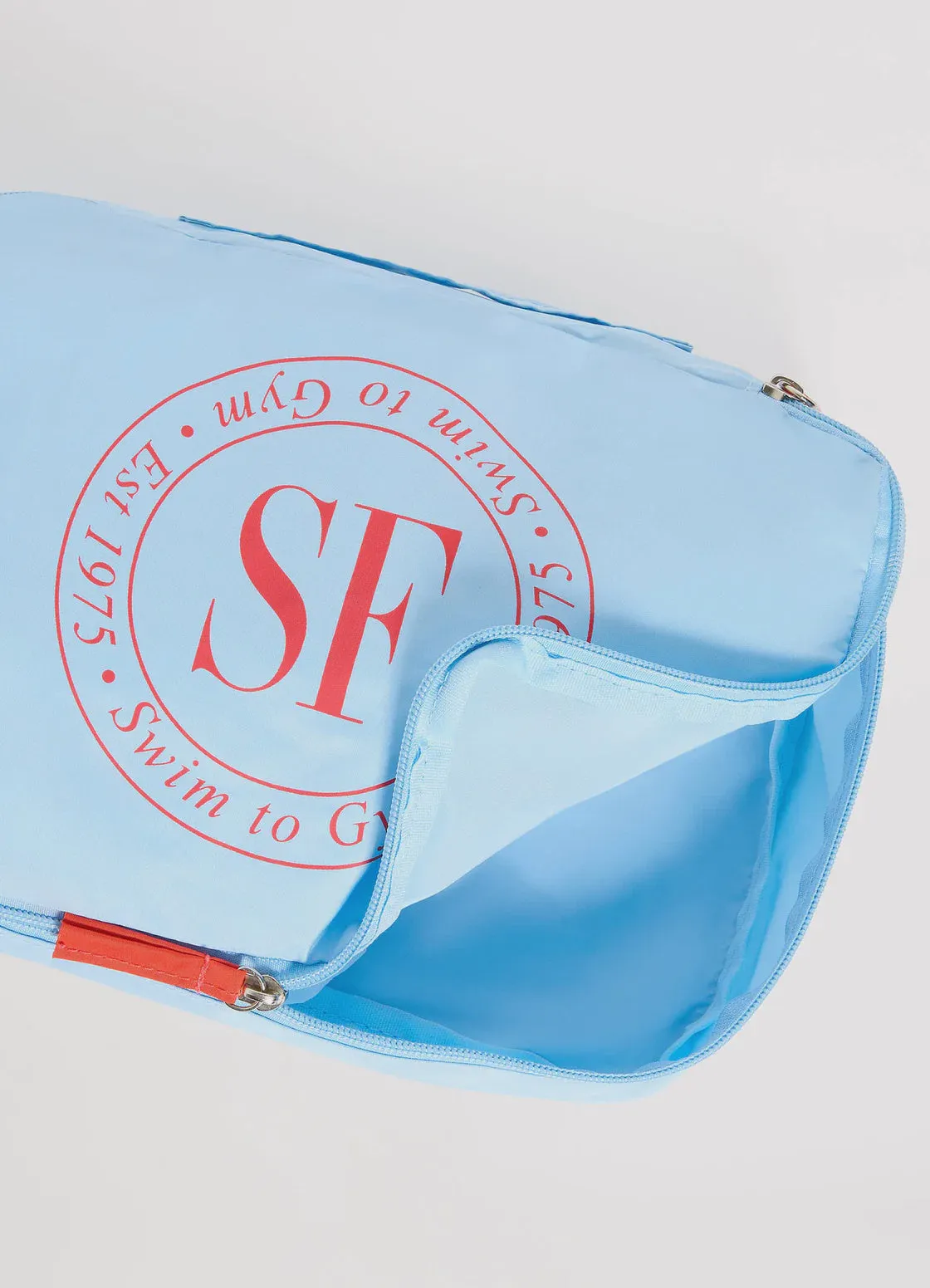 Pack of 3 Foldable Packing Cubes - Powder Blue