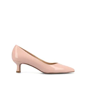 PAMMIE PATENT KITTEN HEELS IN WIDE