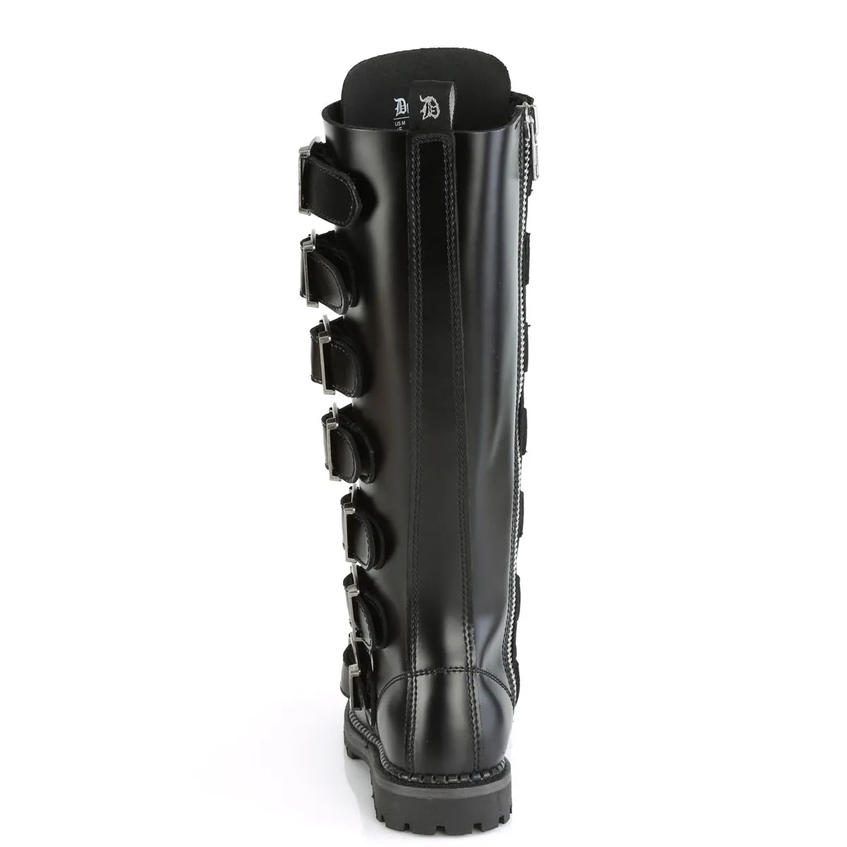Riot-21MP Punk Leather Knee Boots Leather - Unisex
