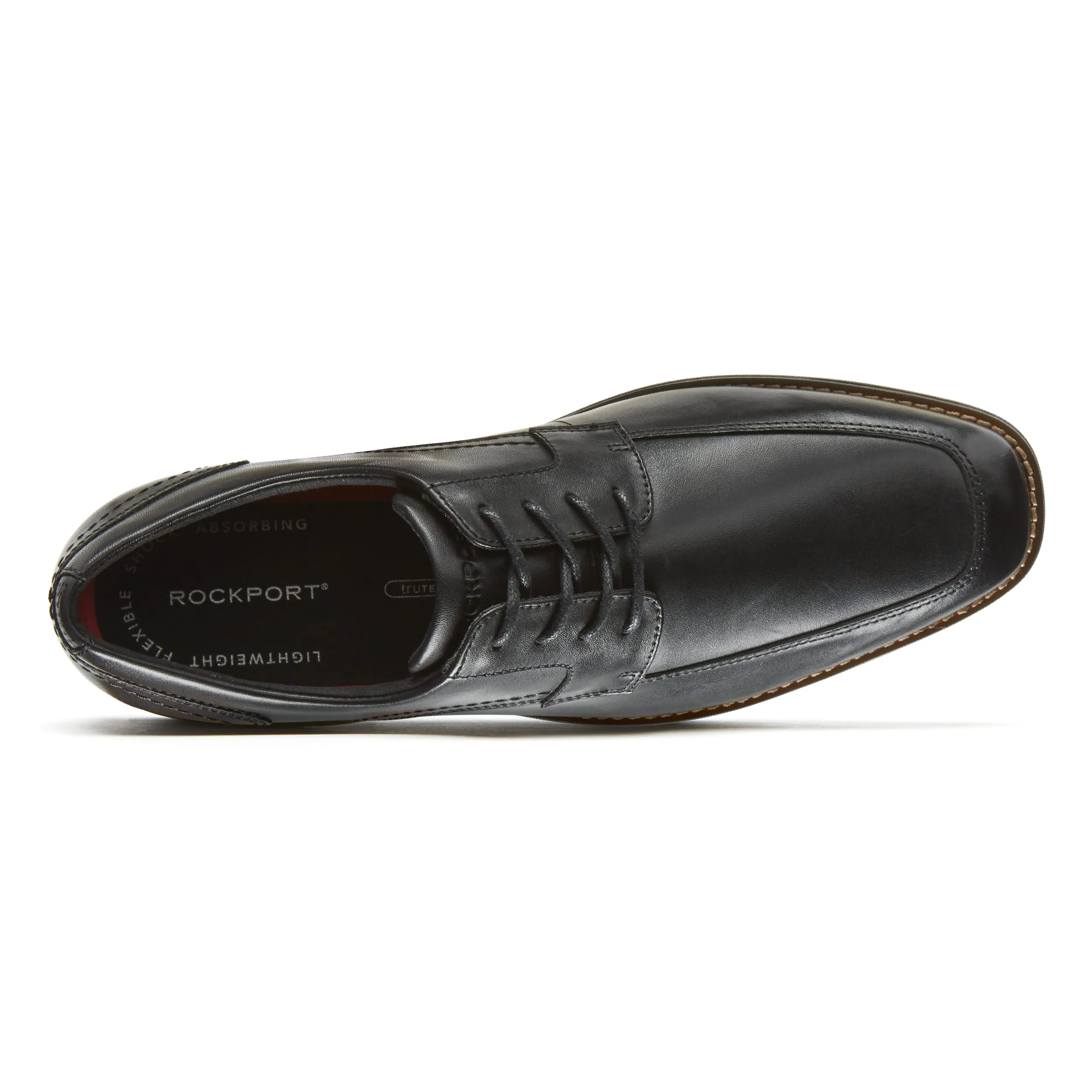 Rockport Men's Slayter Apron Toe Oxford Black CH1232