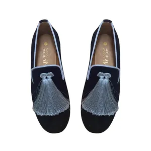 Silvia Cobos Cora  Moccasins Navy