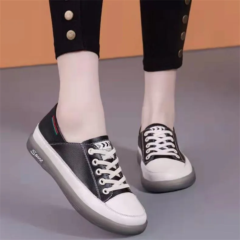 Soft-soled versatile leather casual shoes